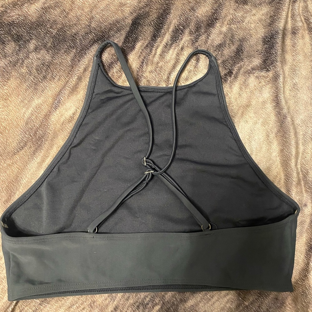 Swim suit top, size small.
